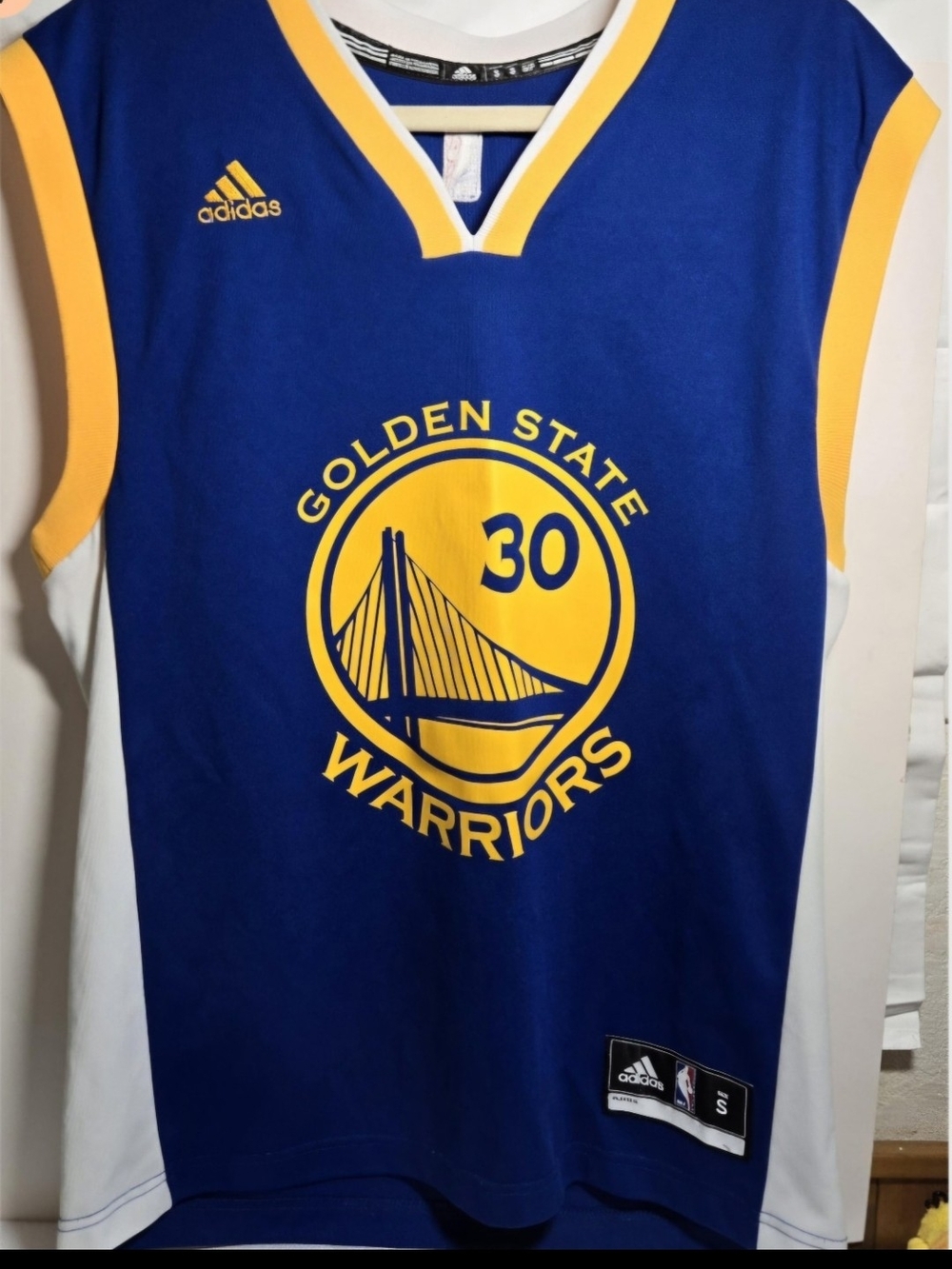 Adidas Golden State Warriors Stephen Curry #30 Jersey Size Small
